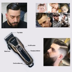Kemei KM-1990 - professional hair clipper / trimmer - LCD displayHair trimmers