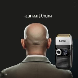 Kemei KM-2026 - electric shaver / beard trimmer - LCD - 3 speed - 0.0mmHair trimmers