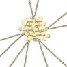 "Always Together Never Apart" - vintage puzzle pendant - necklace - 5 piecesNecklaces