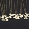 "Always Together Never Apart" - vintage puzzle pendant - necklace - 5 piecesNecklaces