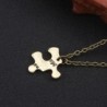 "Always Together Never Apart" - vintage puzzle pendant - necklace - 5 piecesNecklaces