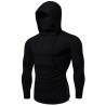 Men's long sleeve hoodie - with face coverHoodies & Sweatshirt