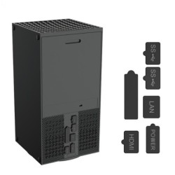 Dustproof nets / silicone plugs - mesh filter / jack cover - protective kit - for Xbox Series X/S ConsoleXbox