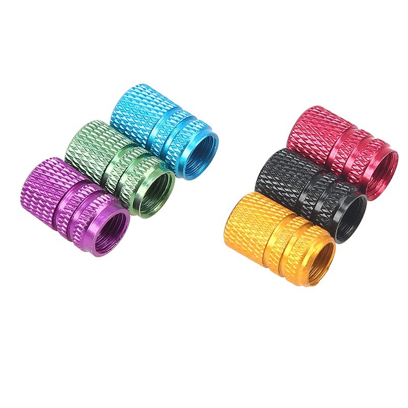 Universal aluminum car tyre air valve caps - 4 piecesWheel parts
