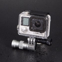 GoPro - action camera - bicycle wheel mount - wheel hub - bracket holder - steelMounts