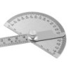 180 degree protractor - angle meter - measuring ruler - rotary - stainless steel - 0 - 145mmMeasurement
