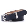 Luxurious leather belt - with alloy buckleBelts