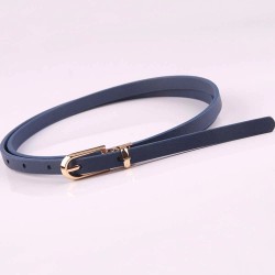 Elegant thin leather belt - adjustableBelts