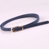 Elegant thin leather belt - adjustableBelts