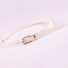 Elegant thin leather belt - adjustableBelts
