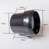 Tachometer meter with LED - 3 3/4" 12V - car gauge - 0-8000 RPM - carbon - 3.75 Inch 95mmStyling parts