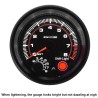 Tachometer meter with LED - 3 3/4" 12V - car gauge - 0-8000 RPM - carbon - 3.75 Inch 95mmStyling parts