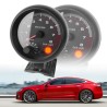 Tachometer meter with LED - 3 3/4" 12V - car gauge - 0-8000 RPM - carbon - 3.75 Inch 95mmStyling parts