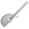 180 degree protractor - angle meter - measuring ruler - rotary - stainless steel - 0 - 145mmMeasurement