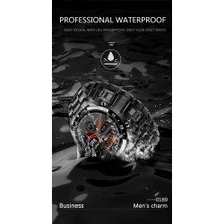 LIGE - Smart Watch - touch screen - fitness tracker - blood pressure - waterproof - Bluetooth - Android iOSSmart-Wear