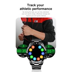LIGE - Smart Watch - touch screen - fitness tracker - blood pressure - waterproof - Bluetooth - Android iOSSmart-Wear
