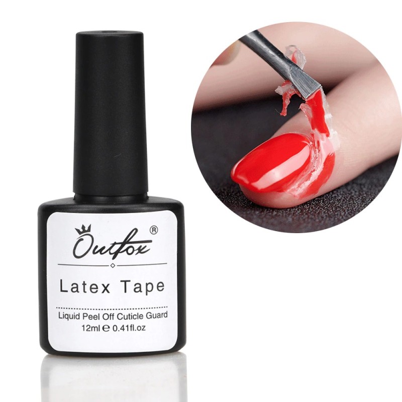 Protective latex tape - peel-off gel - nail cuticle guard - antifreeze - 12mlNail polish