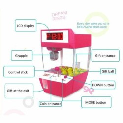 Mini vending machine - alarm clock - coin operated - toyToys