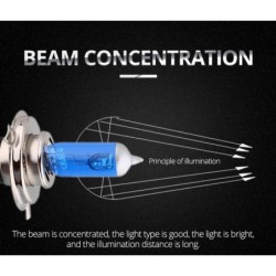 Halogen bulb - H7 - H4/9003/HB2 Hi/Lo - 12V - car / motorcycle headlight lampHalogen lights