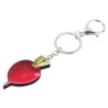 Metal keychain with acrylic red radishKeyrings