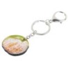 Metal keychain - with acrylic tangerineKeyrings