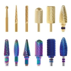 Electric nail drill - rotary head - tungsten carbide - polishing / grinding - for manicure / pedicureNail drills