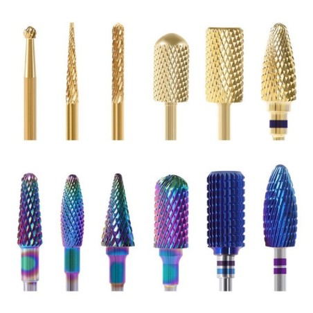 Electric nail drill - rotary head - tungsten carbide - polishing / grinding - for manicure / pedicureNail drills