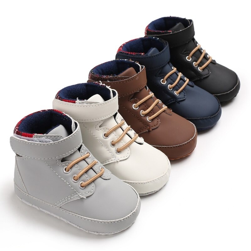 Baby leather first shoes - anti-slip - ankle lengthShoes