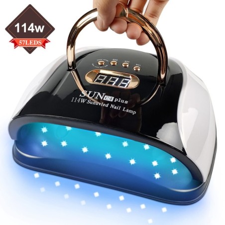 Professional nail lamp - dryer - with 4 timer setting / handle - UV - 57 LED - 114WNail dryers