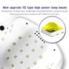 Professional nail dryer - UV lamp - 78W - 39 LED - LCD display - aurora designNail dryers
