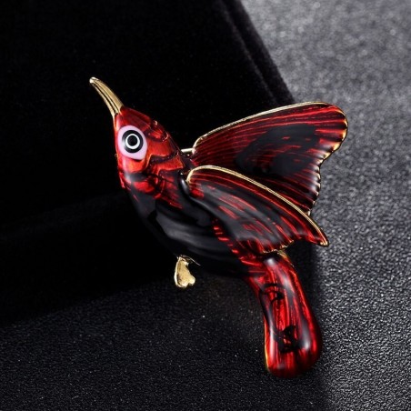 Elegant brooch with a small birdBrooches