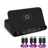 Multi USB - wireless fast charger - ISO / type-C / micro - QC3.0 - 60WChargers