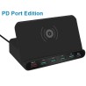 Multi USB - wireless fast charger - ISO / type-C / micro - QC3.0 - 60WChargers