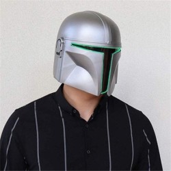 Luminous LED helmet - full face latex mask - party / masquerade / HalloweenMasks