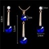 Elegant gold jewellery set - necklace / earrings - with crystals - round hollow pendantJewellery Sets