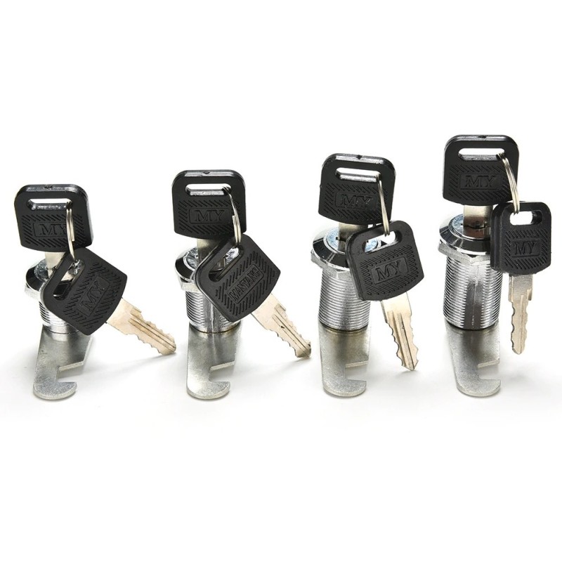 Security furniture lock - cam cylinder - for doors / cabinets / drawers - with keys - locksmith toolLocksmith