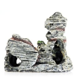 Moss tree house - with cave - resin aquarium decorationAquarium