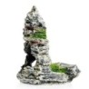 Moss tree house - with cave - resin aquarium decorationAquarium