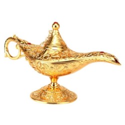 Traditional hollow Aladdin's magic lamp - Vintage ornamentDecoration