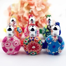 Colorful empty glass bottles - with roll on - refillable - perfume container - 10 pieces - 10mlPerfumes