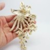 Fashionable brooch - with colorful crystal peacockBrooches