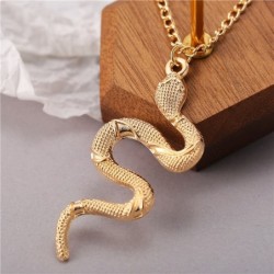 Stylish necklace with a snake pendantNecklaces