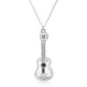 Trendy necklace with guitar pendant - stainless steel - unisexNecklaces