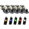 Car SPST toggle rocker switch with LED - 12V 20A - carbon coverSwitches