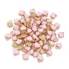 Heart shaped small pendants - for jewelry making - bracelets / necklaces - 100 piecesBracelets