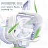 Electric bubble gun / machine - with cooling fan / lights - 64-holesToys