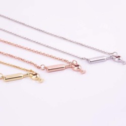 Elegant necklace with wine bottle / wine glass / heart shaped red zirconNecklaces