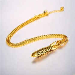 Bullet shaped pendant - with necklace - stainless steelNecklaces