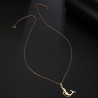 Jumping dolphin pendant - with chain - stainless steelNecklaces