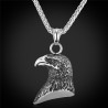 Eagle shaped pendant with chain - unisex - stainless steelNecklaces